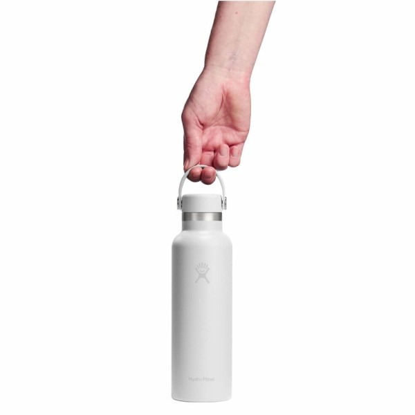 Hydro Flask Standard Flex Cap Μπουκάλι Θερμός Ανοξείδωτο 621ml White Hydro Flask Standard Flex Cap Μπουκάλι Θερμός Ανοξείδωτο 621ml White