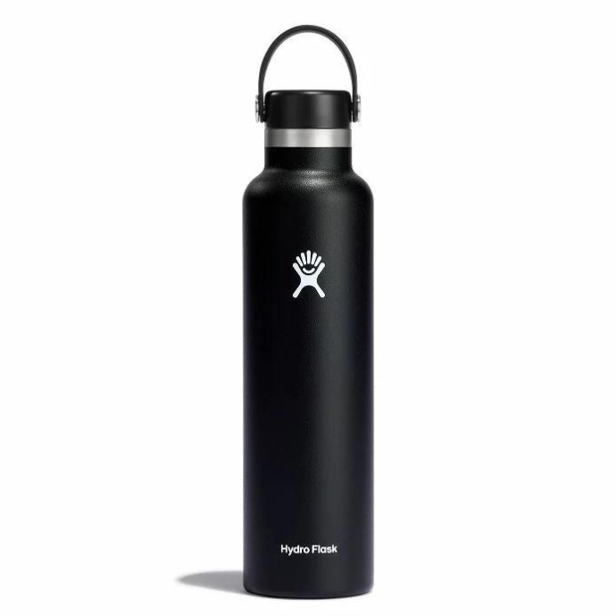 Hydro Flask Standard Flex Cap Μπουκάλι Θερμός Ανοξείδωτο 0.71ml Black ΑΞΕΣΟΥΑΡ