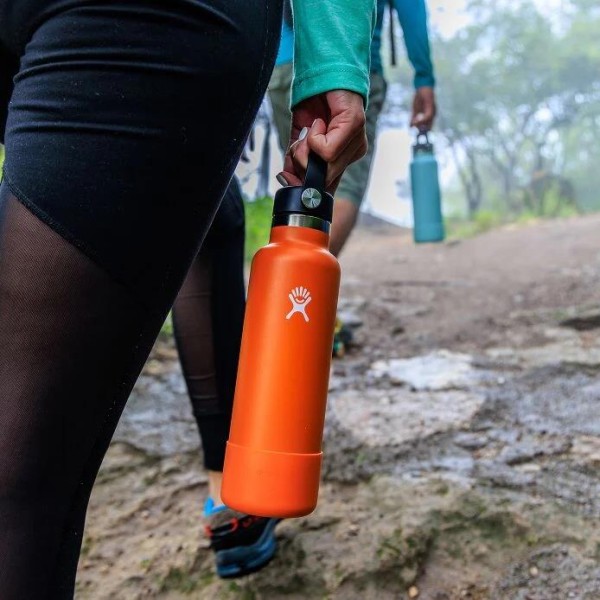 Hydro Flask Standard Flex Cap Μπουκάλι Θερμός Ανοξείδωτο 0.71ml Black ΑΞΕΣΟΥΑΡ