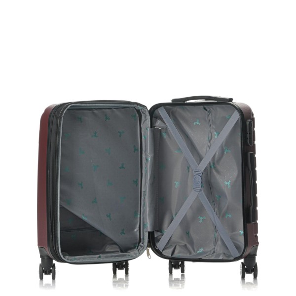 Βαλίτσα Καμπίνας Σκληρή  Επεκτεινόμενη Superspace S3-016 (55CM) Μπορντω ΠΡΟΣΦΟΡΕΣ