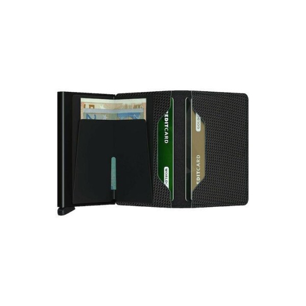 Πορτοφόλι - Καρτοθήκη Secrid Slimwallet Carbon Black ΤΣΑΝΤΕΣ & ΠΟΡΤΟΦΟΛΙΑ