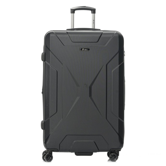 Βαλίτσα Extra Large Σκληρή Stelxis 82cm ST525-L Επεκτεινόμενη Μαύρο