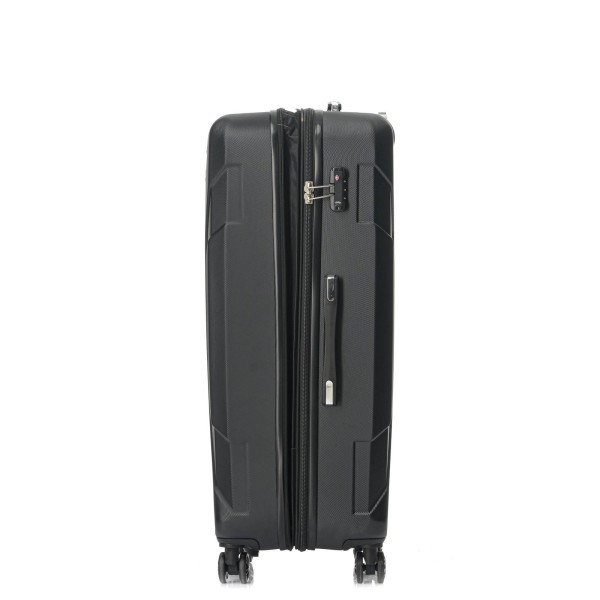 Βαλίτσα Extra Large Σκληρή Stelxis 82cm ST525-L Επεκτεινόμενη Μαύρο