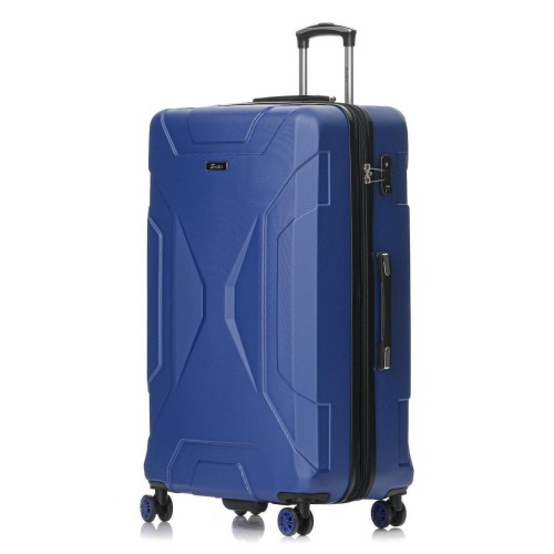 Βαλίτσα Extra Large Σκληρή Επεκτεινόμενη Stelxis Zeus 82x55x33/36cm Μπλε