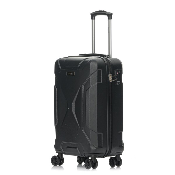 Βαλίτσα Καμπίνας Σκληρή Stelxis ST525-S 56cm Μαύρο ΒΑΛΙΤΣΕΣ & ΣΑΚΟΙ ΤΑΞΙΔΙΟΥ