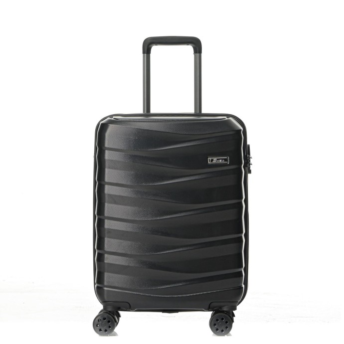 Βαλίτσα Καμπίνας Σκληρή Stelxis 56cm ST533-S Μαύρο ΒΑΛΙΤΣΕΣ & ΣΑΚΟΙ ΤΑΞΙΔΙΟΥ