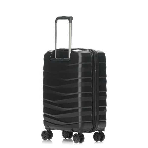 Βαλίτσα Καμπίνας Σκληρή Stelxis 56cm ST533-S Μαύρο ΒΑΛΙΤΣΕΣ & ΣΑΚΟΙ ΤΑΞΙΔΙΟΥ