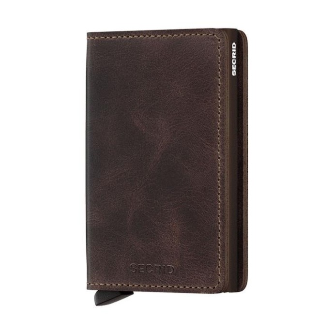 Πορτοφόλι-Καρτοθήκη Secrid Slimwallet Vintage Chocolate ΤΣΑΝΤΕΣ & ΠΟΡΤΟΦΟΛΙΑ