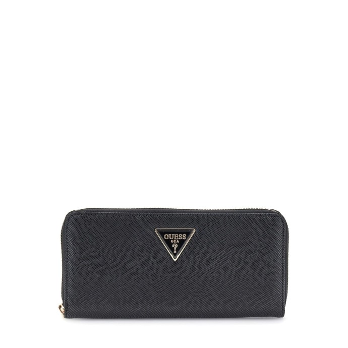 Πορτοφόλι Γυναικείο Guess Laurel II Large Zip Around Black