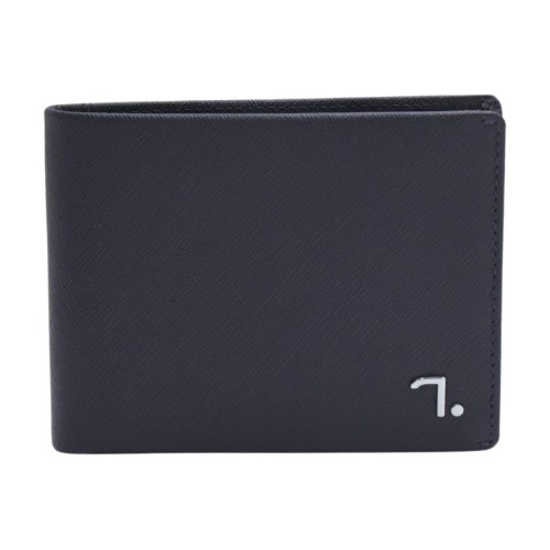 Πορτοφόλι Δερμάτινο Πλάγιο 7.Dots Saturn-70-013 Μπλε