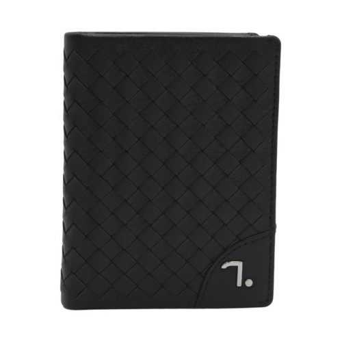 Πορτοφόλι Δερμάτινο Όρθιο 7.Dots Saturn70-015 Black