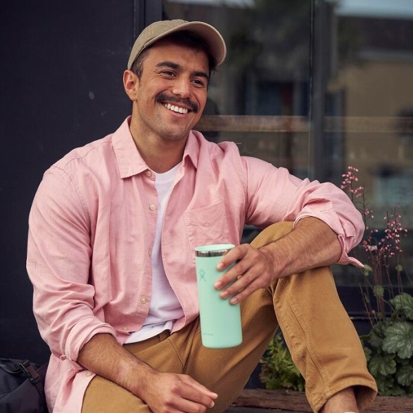 Hydro Flask All Around Tumbler Press In Lid Μπουκάλι Θερμός Ανοξείδωτο 355ml Harbor blue Hydro Flask All Around Tumbler Press In Lid Μπουκάλι Θερμός Ανοξείδωτο 355ml Harbor blue