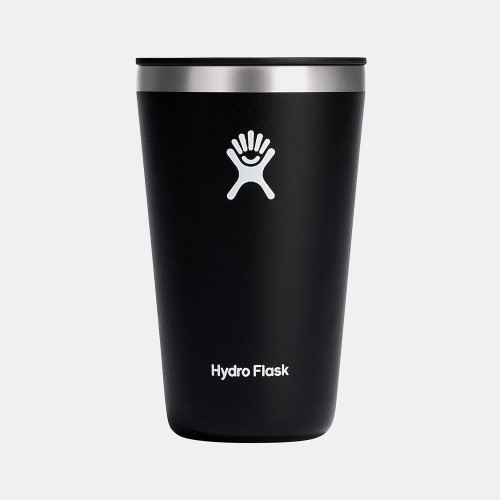 Hydro Flask All Around Tumbler Press In Lid Μπουκάλι Θερμός Ανοξείδωτο 473ml Black
