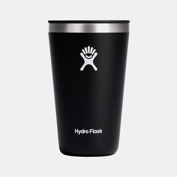 Hydro Flask All Around Tumbler Press In Lid Μπουκάλι Θερμός Ανοξείδωτο 473ml Black