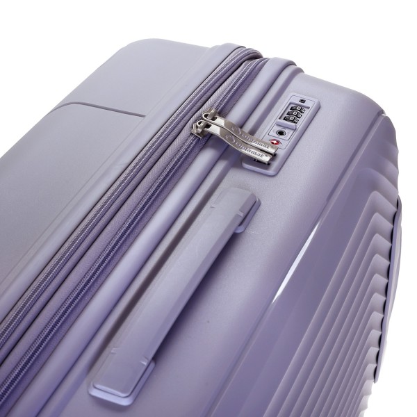 Βαλίτσα Μεσαία Σκληρή Επεκτεινόμενη Diplomat TD8001-M 64cm The New York Collection Μωβ