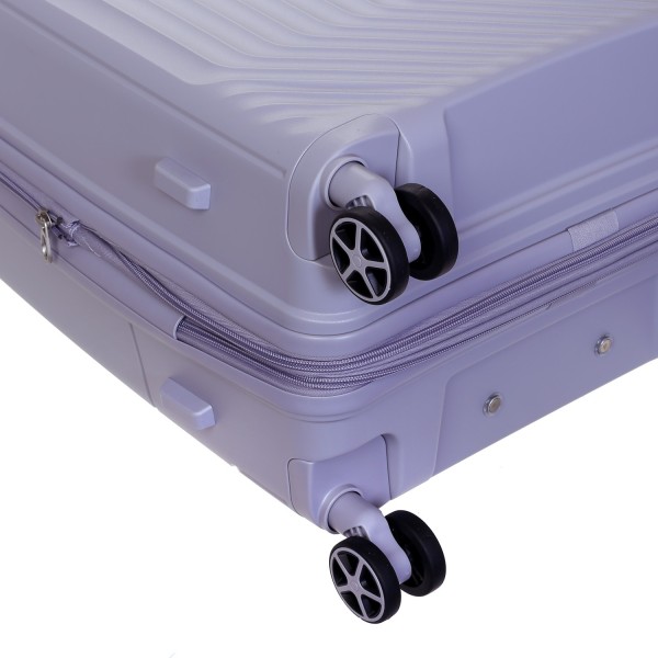 Βαλίτσα Μεσαία Σκληρή Επεκτεινόμενη Diplomat TD8001-M 64cm The New York Collection Μωβ