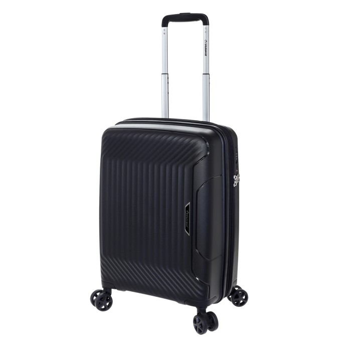 Βαλίτσα Καμπίνας Σκληρή Επεκτεινόμενη Diplomat TD8001-S 55cm The New York Collection Μάυρο