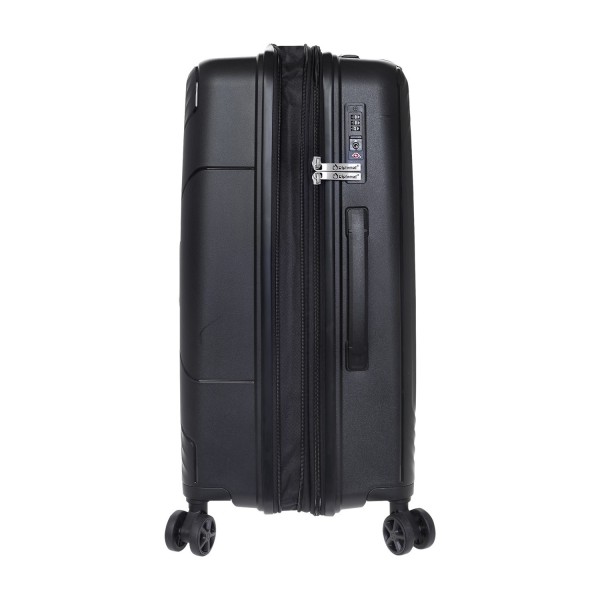 Βαλίτσα Καμπίνας Σκληρή Επεκτεινόμενη Diplomat TD8001-S 55cm The New York Collection Μάυρο