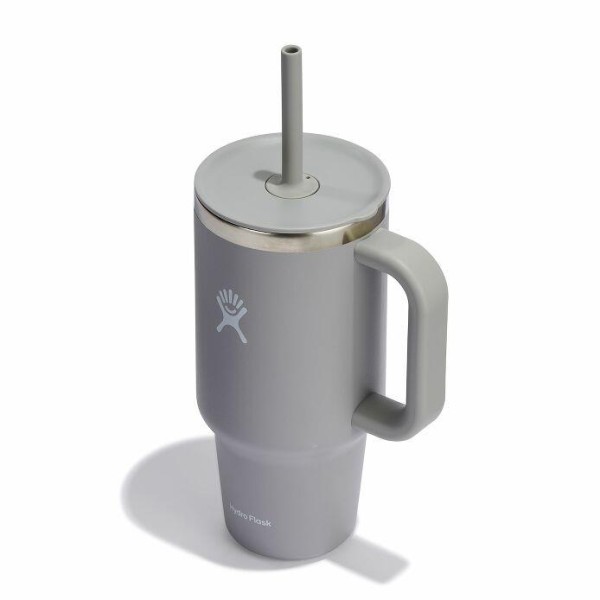 Hydro Flask All Around Travel Tumbler Straw Μπουκάλι Θερμός Ανοξείδωτο 946ml Birch