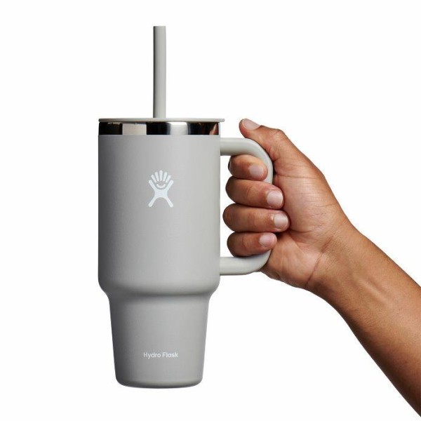 Hydro Flask All Around Travel Tumbler Straw Μπουκάλι Θερμός Ανοξείδωτο 946ml Birch