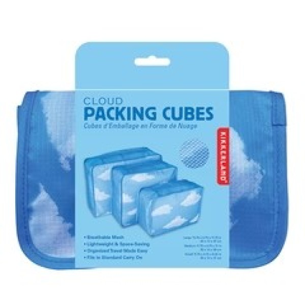 ΣΕΤ 3τμχ Θήκες Οργάνωσης Packing Cubes S/M/L Kikkerland Cloud ΣΕΤ 3τμχ Θήκες Οργάνωσης Packing Cubes S/M/L Kikkerland Cloud