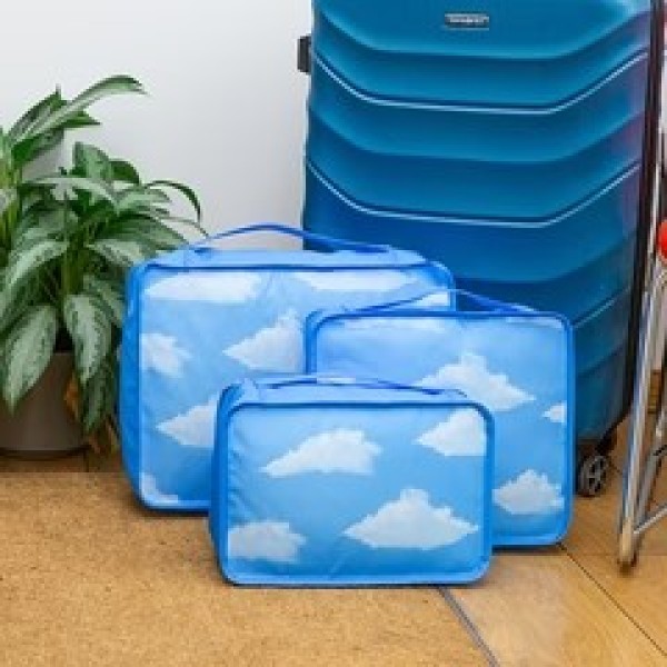 ΣΕΤ 3τμχ Θήκες Οργάνωσης Packing Cubes S/M/L Kikkerland Cloud ΣΕΤ 3τμχ Θήκες Οργάνωσης Packing Cubes S/M/L Kikkerland Cloud