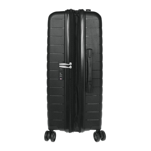 Βαλίτσα Καμπίνας Σκληρή Επεκτεινόμενη Verage V 24010-S Spinner 55cm Μαύρο ΒΑΛΙΤΣΕΣ & ΣΑΚΟΙ ΤΑΞΙΔΙΟΥ