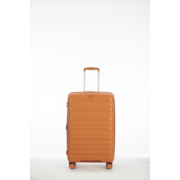 Βαλίτσα Μεσαία Σκληρή Επεκτεινόμενη Verage V24061-M Spinner 67cm Orange