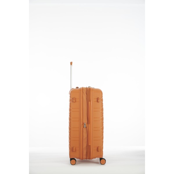 Βαλίτσα Μεσαία Σκληρή Επεκτεινόμενη Verage V24061-M Spinner 67cm Orange