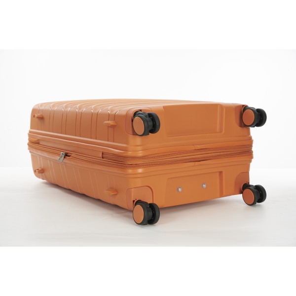 Βαλίτσα Μεσαία Σκληρή Επεκτεινόμενη Verage V24061-M Spinner 67cm Orange