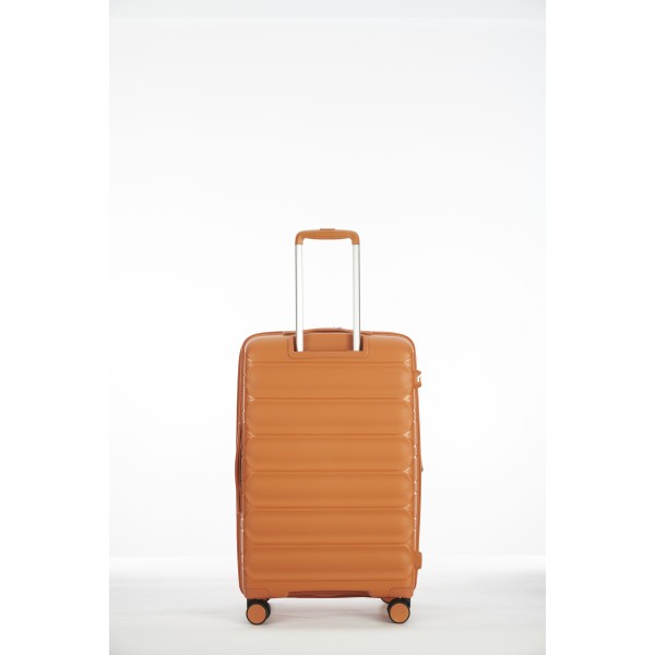 Βαλίτσα Μεσαία Σκληρή Επεκτεινόμενη Verage V24061-M Spinner 67cm Orange