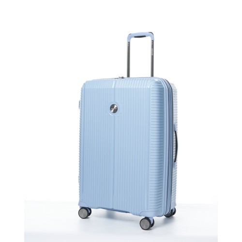 Βαλίτσα Σκληρή Μεσαία Επεκτεινόμενη Verage Rome 19006-Μ Spinner 65cm Polar Blue