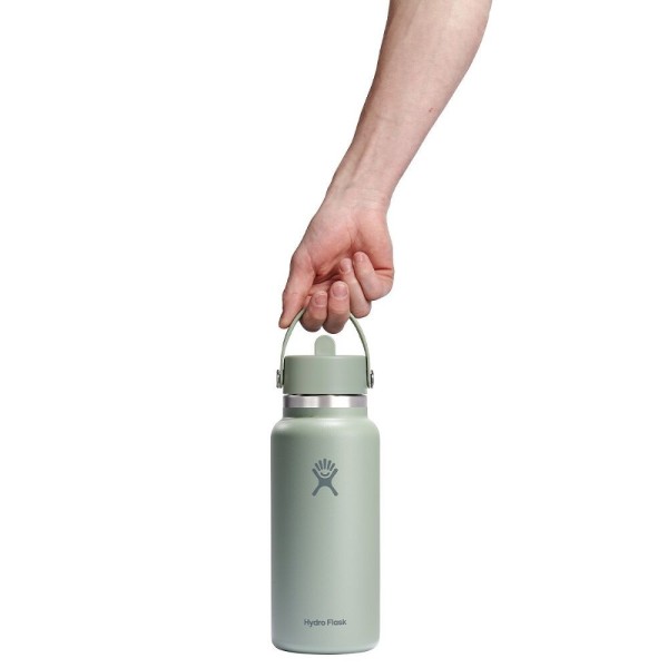 Hydro Flask Wide Flex Straw Μπουκάλι Θερμός Ανοξείδωτο 946ml Μαύρο Hydro Flask Wide Flex Straw Μπουκάλι Θερμός Ανοξείδωτο 946ml Μαύρο