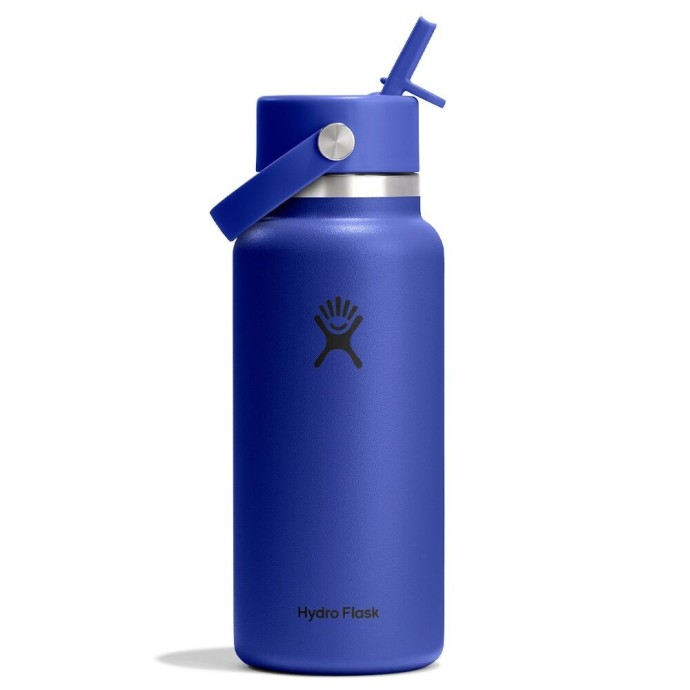 Hydro Flask Wide Flex Straw Μπουκάλι Θερμός Ανοξείδωτο 946ml Capri Blue Hydro Flask Wide Flex Straw Μπουκάλι Θερμός Ανοξείδωτο 946ml Capri Blue