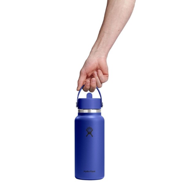 Hydro Flask Wide Flex Straw Μπουκάλι Θερμός Ανοξείδωτο 946ml Capri Blue Hydro Flask Wide Flex Straw Μπουκάλι Θερμός Ανοξείδωτο 946ml Capri Blue