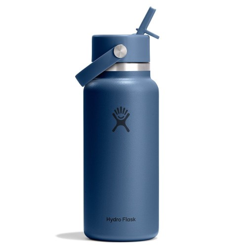 Hydro Flask  Wide Flex Straw Μπουκάλι Θερμός Ανοξείδωτο 946ml Harbor Blue