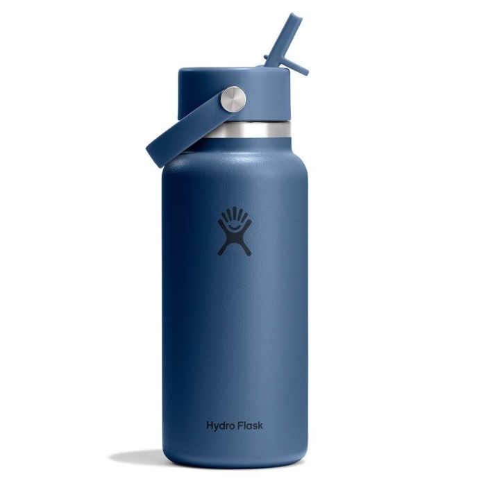Hydro Flask  Wide Flex Straw Μπουκάλι Θερμός Ανοξείδωτο 946ml Harbor Blue