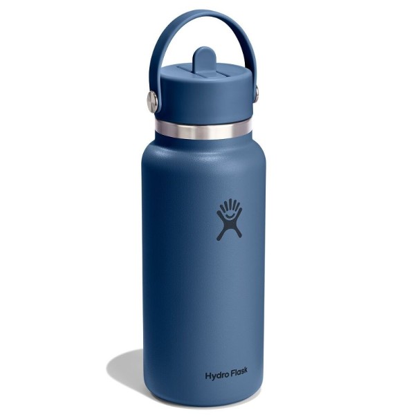 Hydro Flask  Wide Flex Straw Μπουκάλι Θερμός Ανοξείδωτο 946ml Harbor Blue