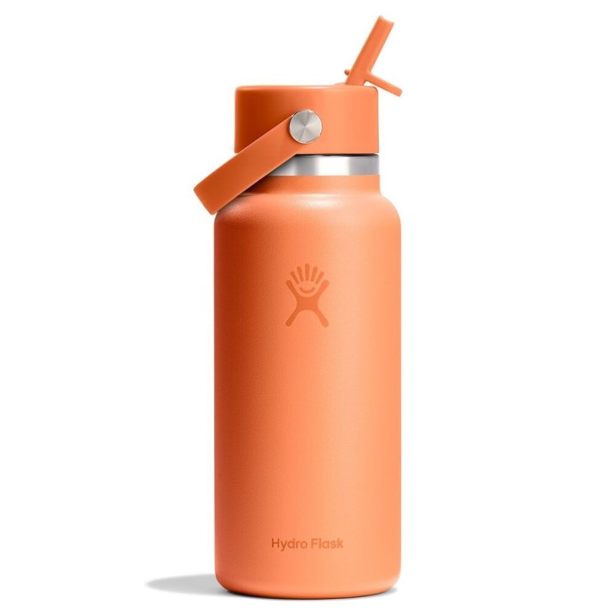 Hydro Flask Wide Flex Straw Μπουκάλι Θερμός Ανοξείδωτο 946ml Nectar Orange Hydro Flask Wide Flex Straw Μπουκάλι Θερμός Ανοξείδωτο 946ml Nectar Orange