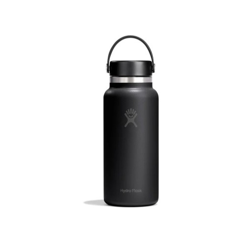 Hydro Flask Wide Flex  Μπουκάλι Θερμός Ανοξείδωτο 946ml Black