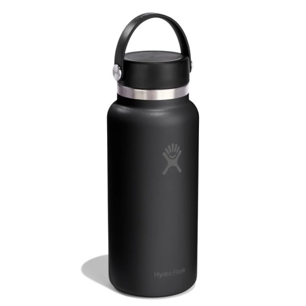 Hydro Flask Wide Flex  Μπουκάλι Θερμός Ανοξείδωτο 946ml Black