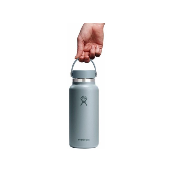 Hydro Flask Wide Flex  Μπουκάλι Θερμός Ανοξείδωτο 946ml Shale Grey