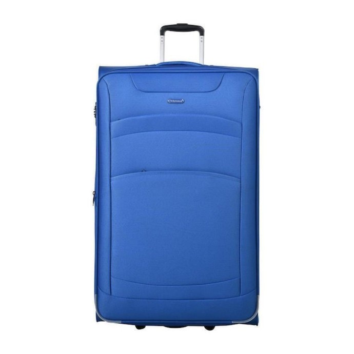 Βαλίτσα Μεγάλη Μαλακή Επεκτεινόμενη Diplomat London 77x49x34/37cm Μπλε