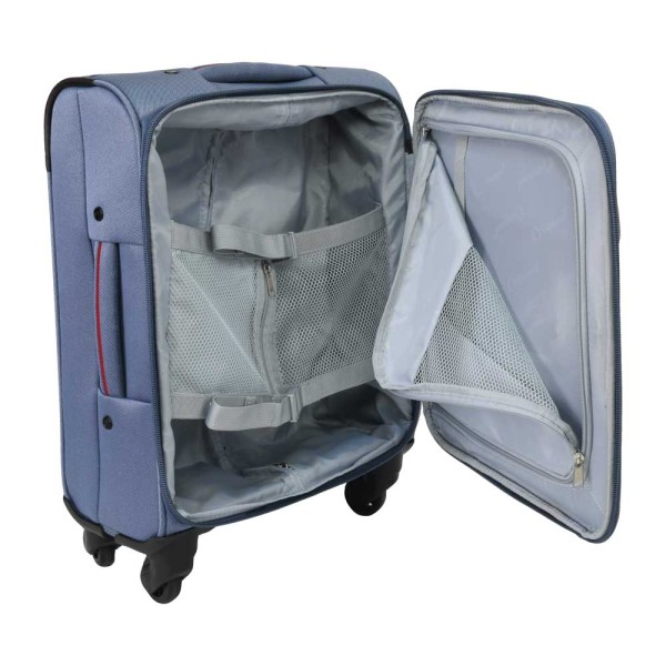 Βαλίτσα Καμπίνας Μαλακή Diplomat ZC6040-55 Μπλε ΒΑΛΙΤΣΕΣ & ΣΑΚΟΙ ΤΑΞΙΔΙΟΥ