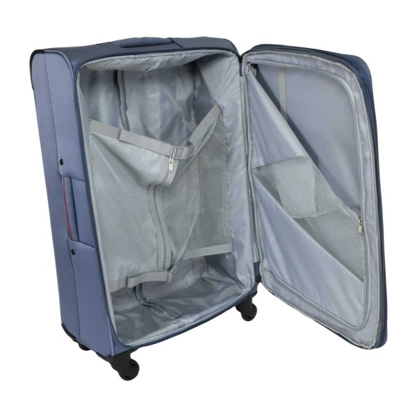 Βαλίτσα Μαλακή Diplomat ZC6040-71 Exp Large Μπλε ΒΑΛΙΤΣΕΣ & ΣΑΚΟΙ ΤΑΞΙΔΙΟΥ