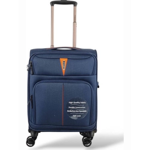 Βαλίτσα Καμπίνας Μαλακή Diplomat 55cm ZC6101-51 Μπλε