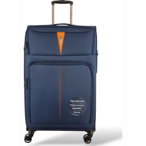 Βαλίτσα Μεγάλη Μαλακή Επεκτεινόμενη Diplomat Venice 79x47x33/36cm Μπλε