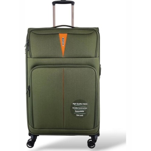 Βαλίτσα Μεγάλη Μαλακή Επεκτεινόμενη Diplomat Venice 79x47x33/36cmΠρασινο