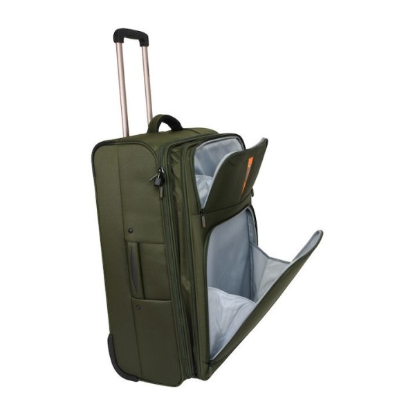 Βαλίτσα Μεγάλη Μαλακή Επεκτεινόμενη Diplomat Venice 79x47x33/36cmΠρασινο