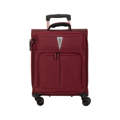 Βαλίτσα Καμπίνας Μαλακή Επεκτεινόμενη Diplomat Venice 55x38x23/27cm Μπορντώ